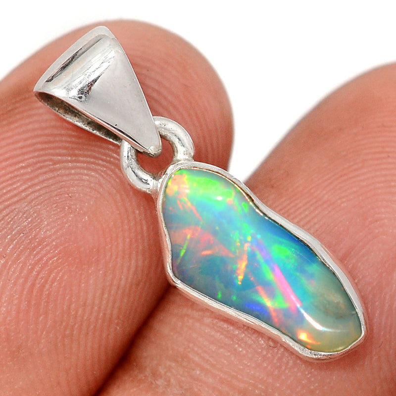 1" Ethiopian Opal Polish Rough Pendants - EPRP1093