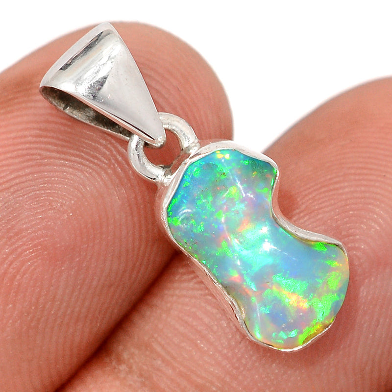 0.8" Ethiopian Opal Polish Rough Pendants - EPRP1094