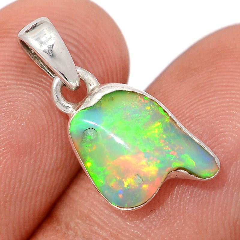 0.8" Ethiopian Opal Polish Rough Pendants - EPRP1095