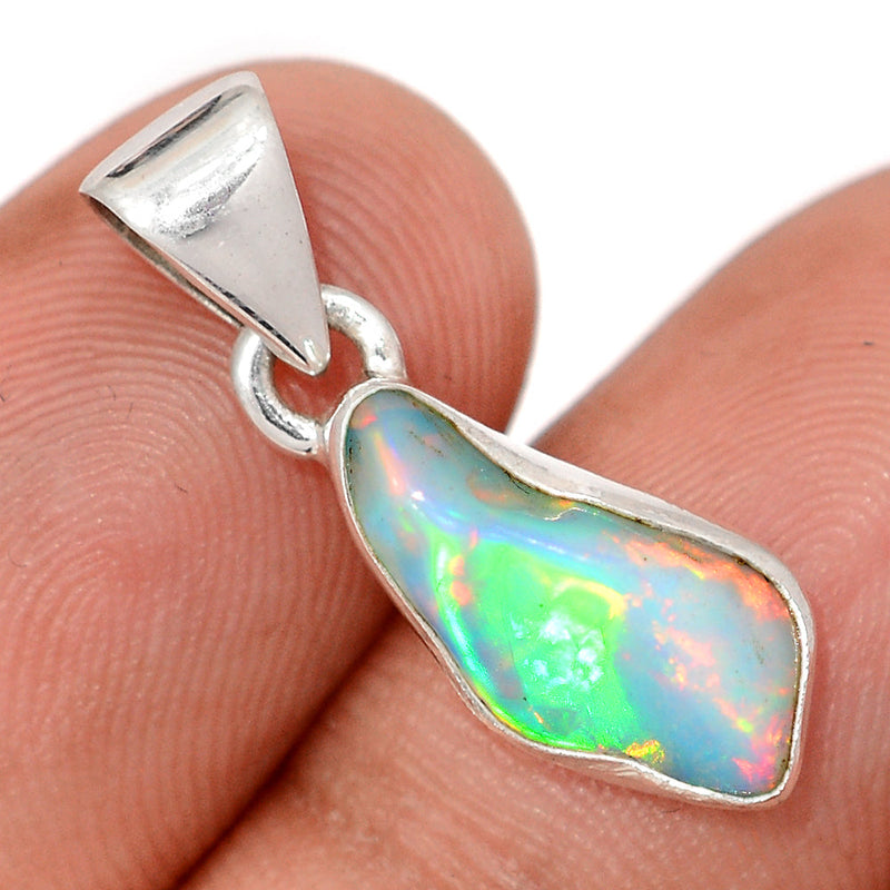 1" Ethiopian Opal Polish Rough Pendants - EPRP1099