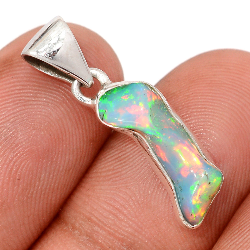 1.1" Ethiopian Opal Polish Rough Pendants - EPRP1100