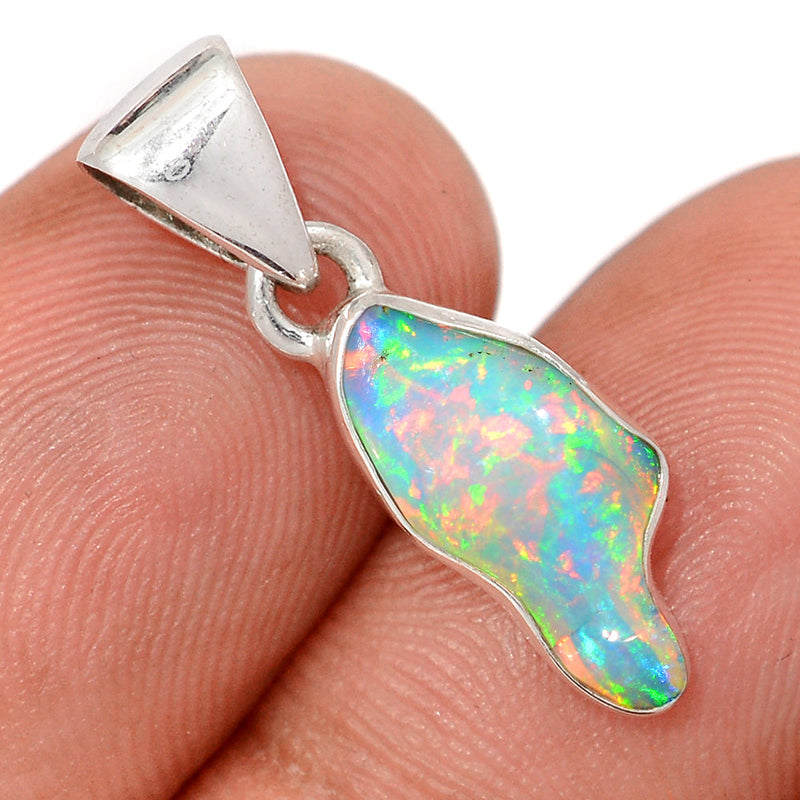 1" Ethiopian Opal Polish Rough Pendants - EPRP1102