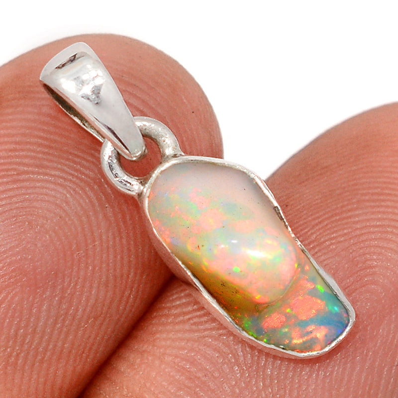 0.8" Ethiopian Opal Polish Rough Pendants - EPRP1103