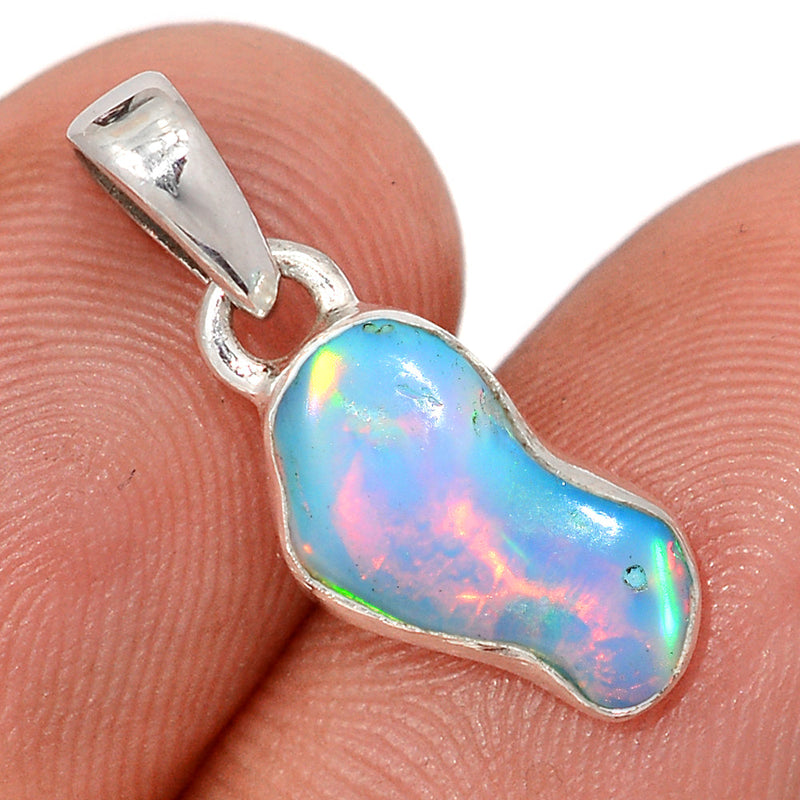 0.8" Ethiopian Opal Polish Rough Pendants - EPRP1105
