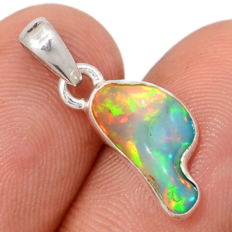 0.8" Ethiopian Opal Polish Rough Pendants - EPRP1108