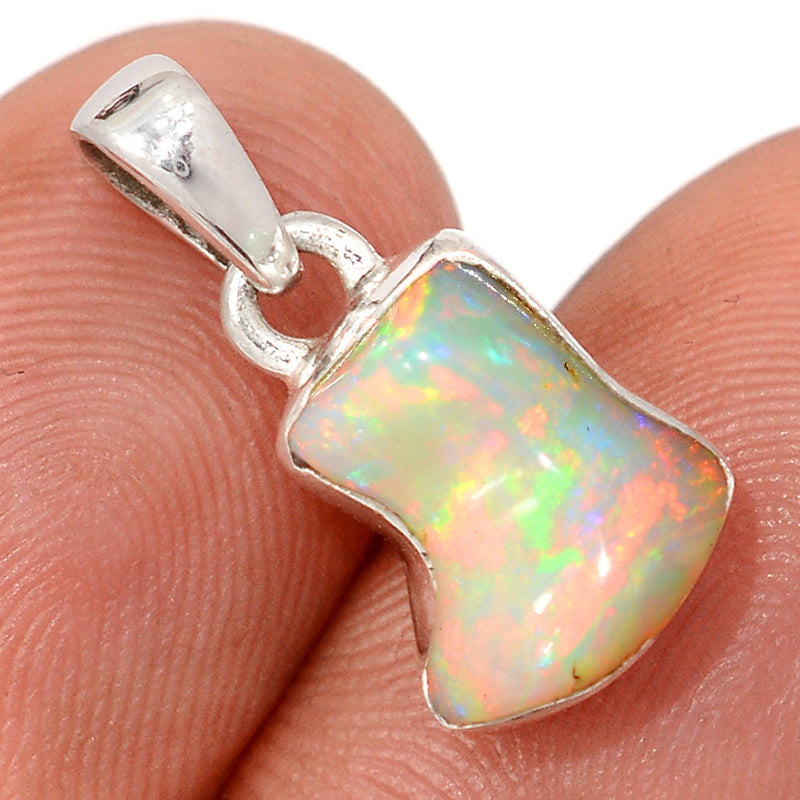 0.7" Ethiopian Opal Polish Rough Pendants - EPRP1109
