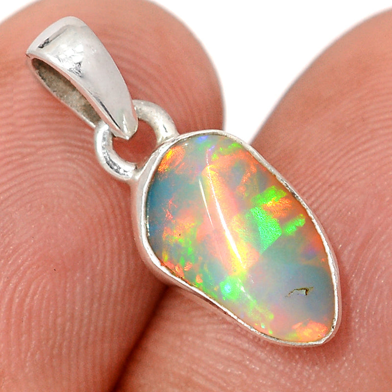 0.8" Ethiopian Opal Polish Rough Pendants - EPRP1113