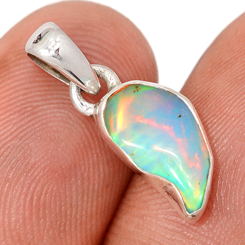 0.7" Ethiopian Opal Polish Rough Pendants - EPRP1114