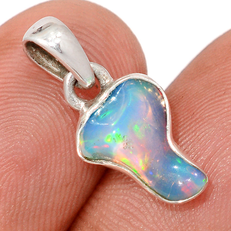 0.7" Ethiopian Opal Polish Rough Pendants - EPRP1115