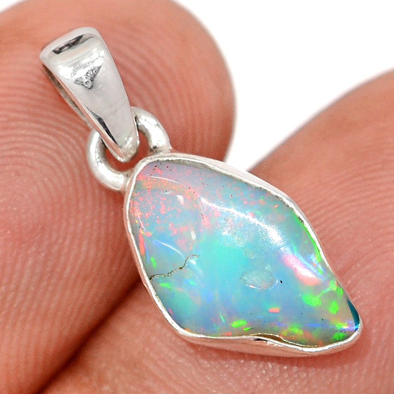 0.8" Ethiopian Opal Polish Rough Pendants - EPRP1116