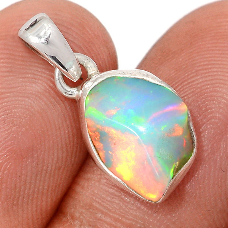 0.8" Ethiopian Opal Polish Rough Pendants - EPRP1118