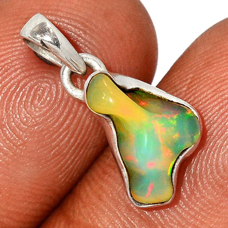 0.8" Ethiopian Opal Polish Rough Pendants - EPRP854