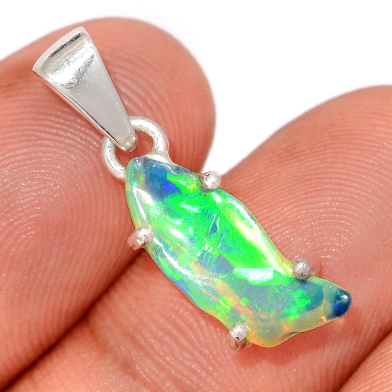 1" Claw - Ethiopian Opal Polish Rough Pendants - EPRP963
