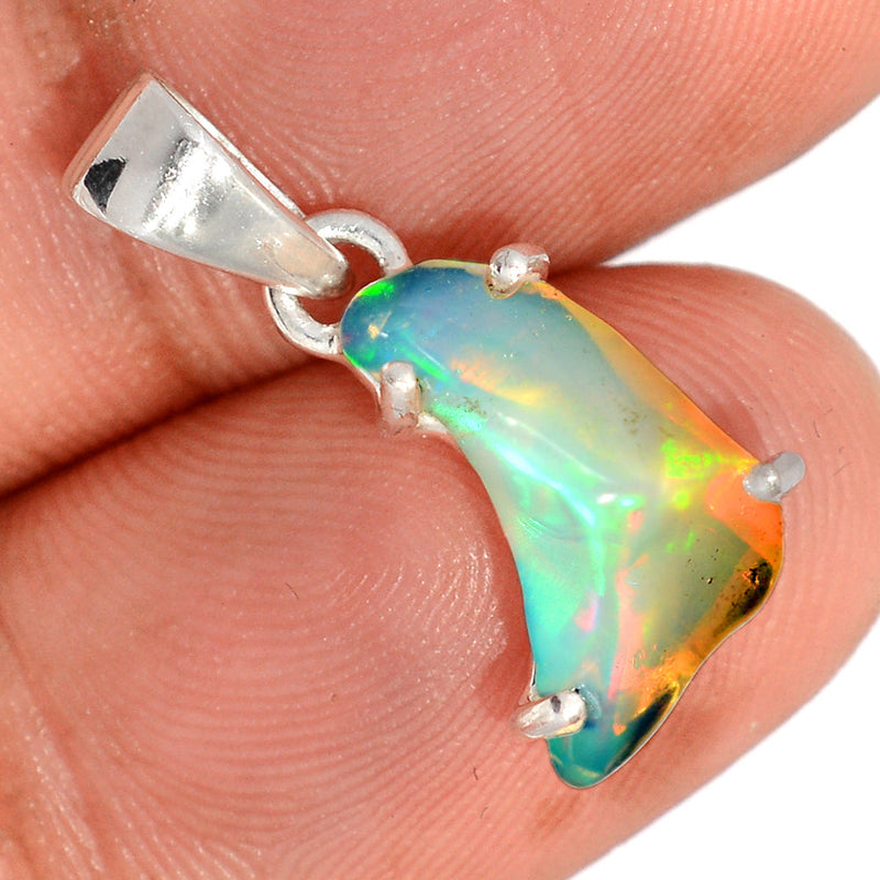 1" Claw - Ethiopian Opal Polish Rough Pendants - EPRP965