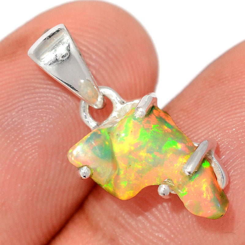 1" Claw - Ethiopian Opal Polish Rough Pendants - EPRP967