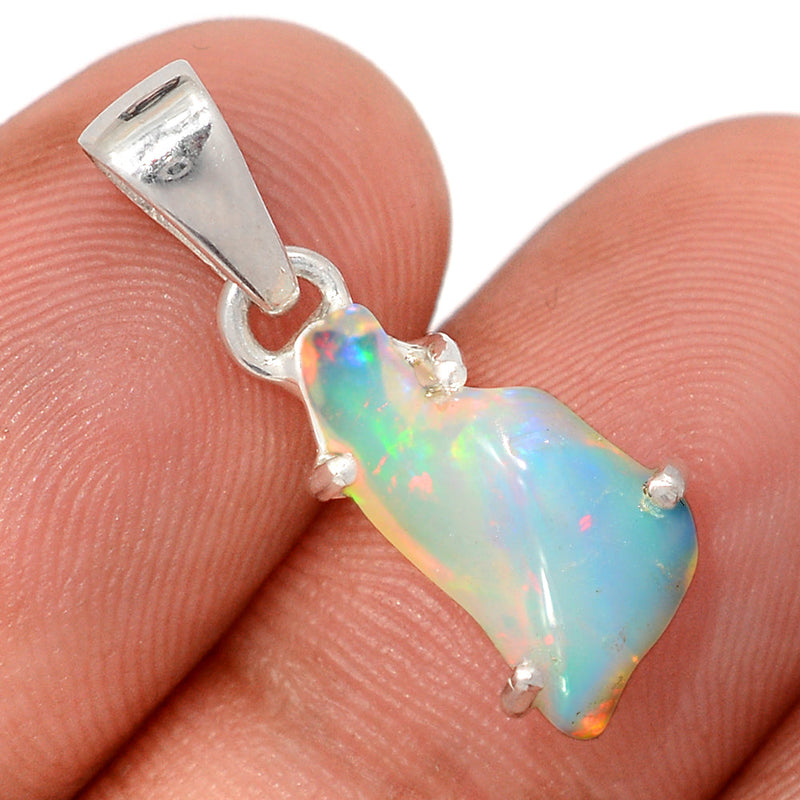 1" Claw - Ethiopian Opal Polish Rough Pendants - EPRP971