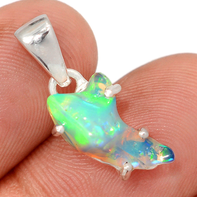 1" Claw - Ethiopian Opal Polish Rough Pendants - EPRP972