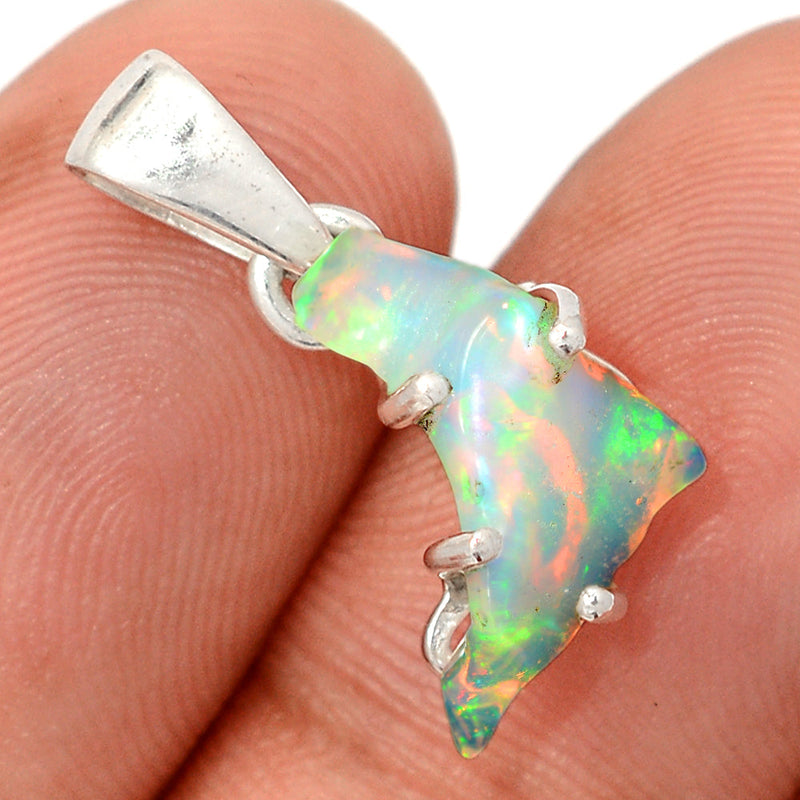 1" Claw - Ethiopian Opal Polish Rough Pendants - EPRP974