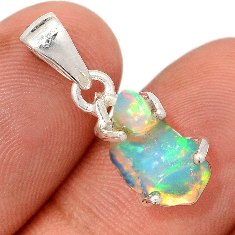 1" Claw - Ethiopian Opal Polish Rough Pendants - EPRP975