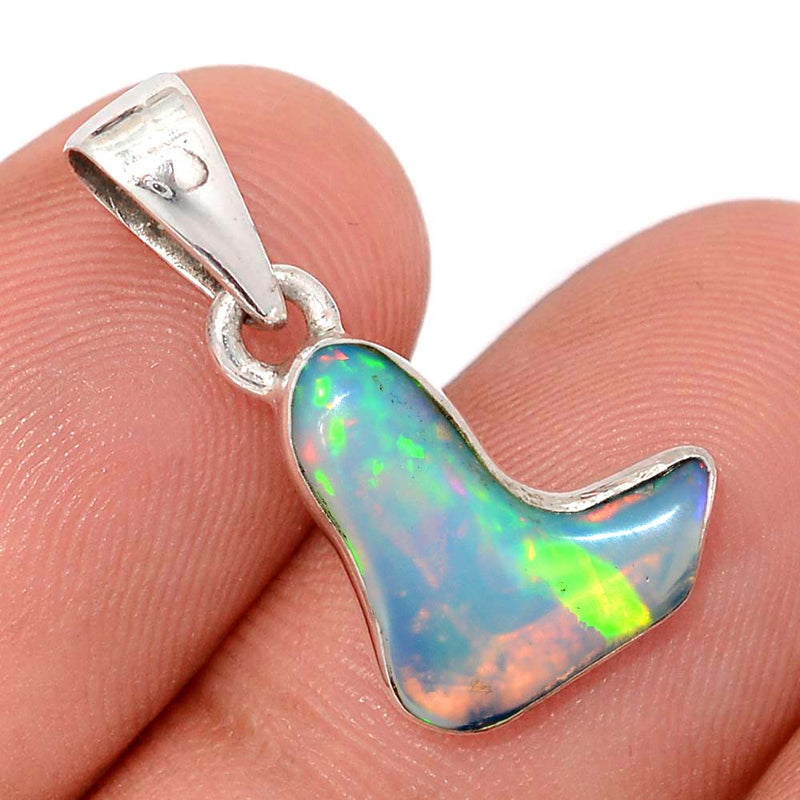 1" Ethiopian Opal Polish Rough Pendants - EPRP990