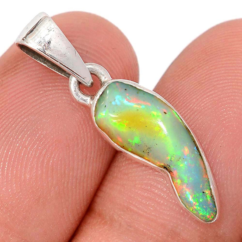1.1" Ethiopian Opal Polish Rough Pendants - EPRP991