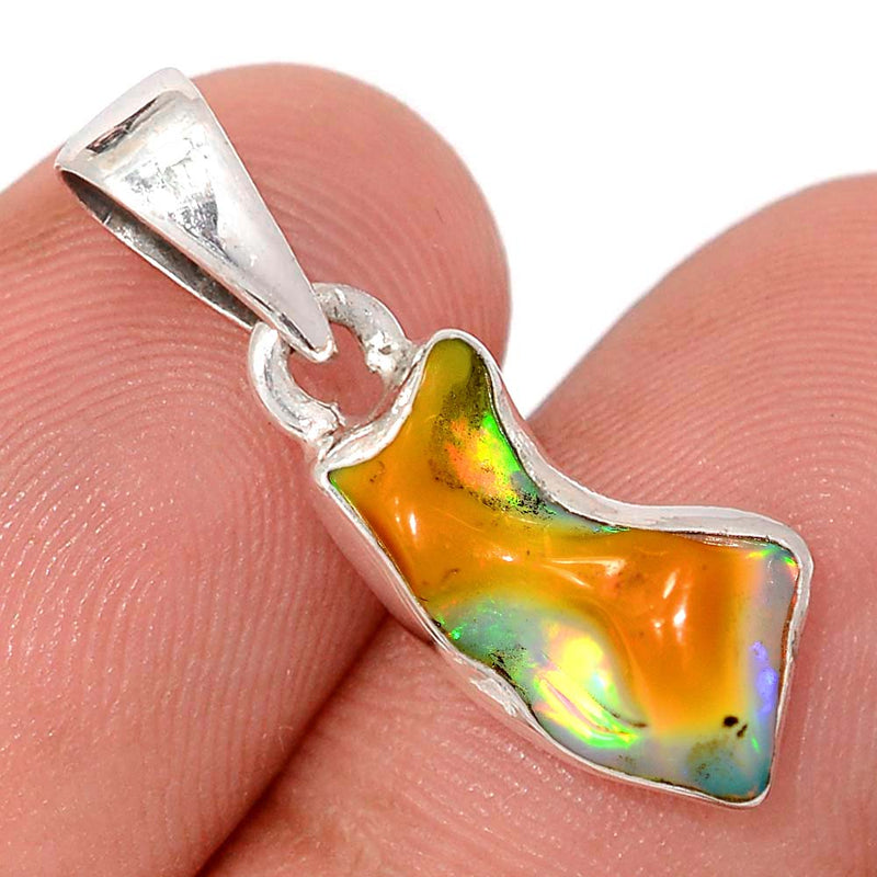 1" Ethiopian Opal Polish Rough Pendants - EPRP992