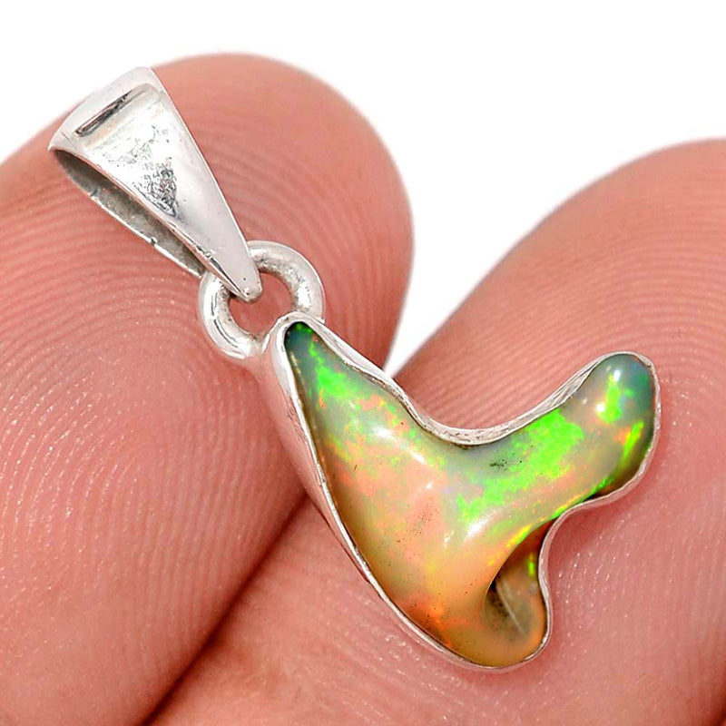 1" Ethiopian Opal Polish Rough Pendants - EPRP993
