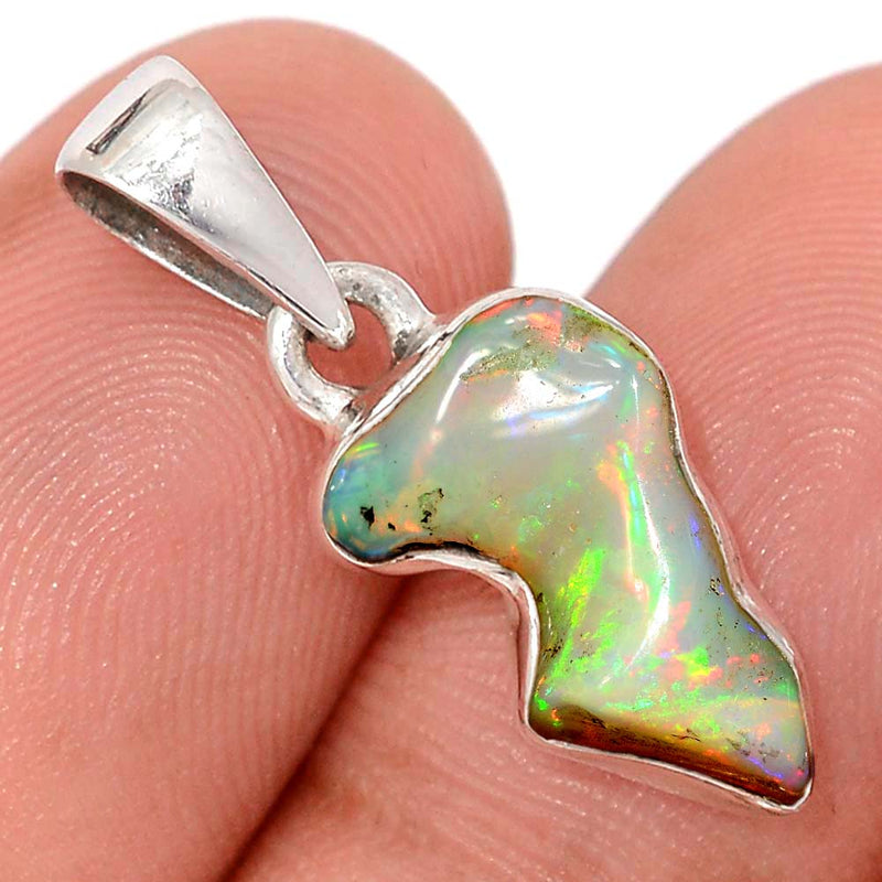 1" Ethiopian Opal Polish Rough Pendants - EPRP994