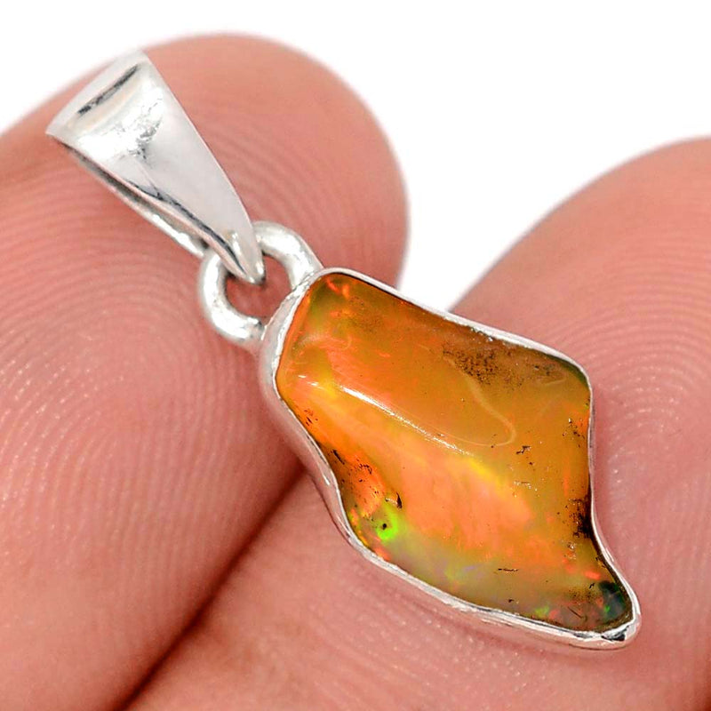 1.1" Ethiopian Opal Polish Rough Pendants - EPRP998