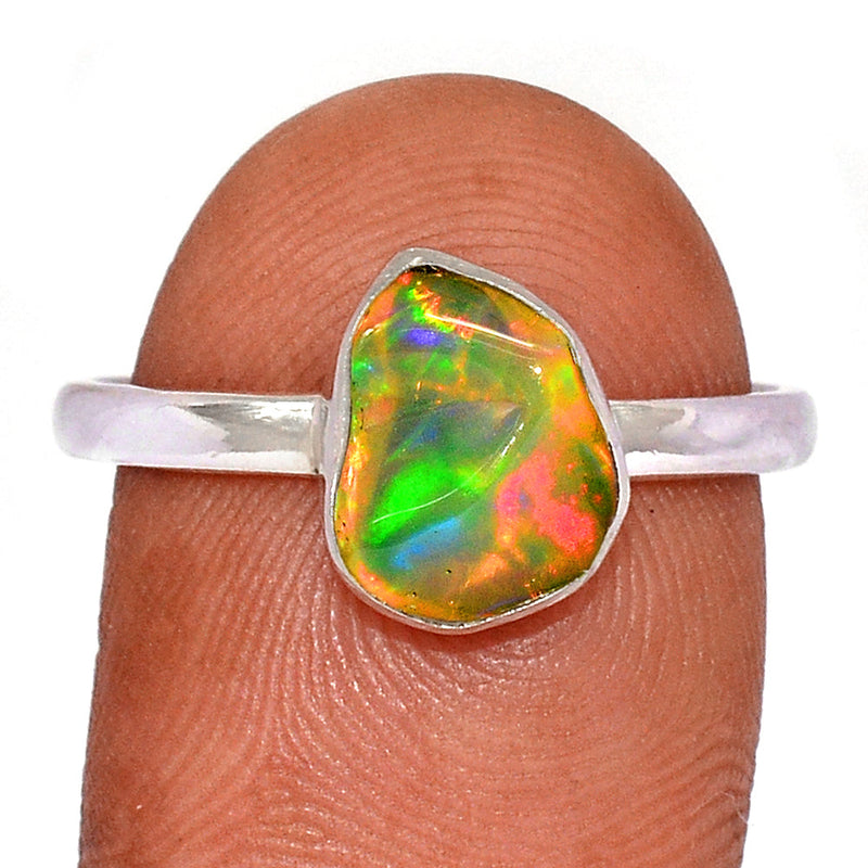 Ethiopian Opal Polish Rough Ring - EPRR1000