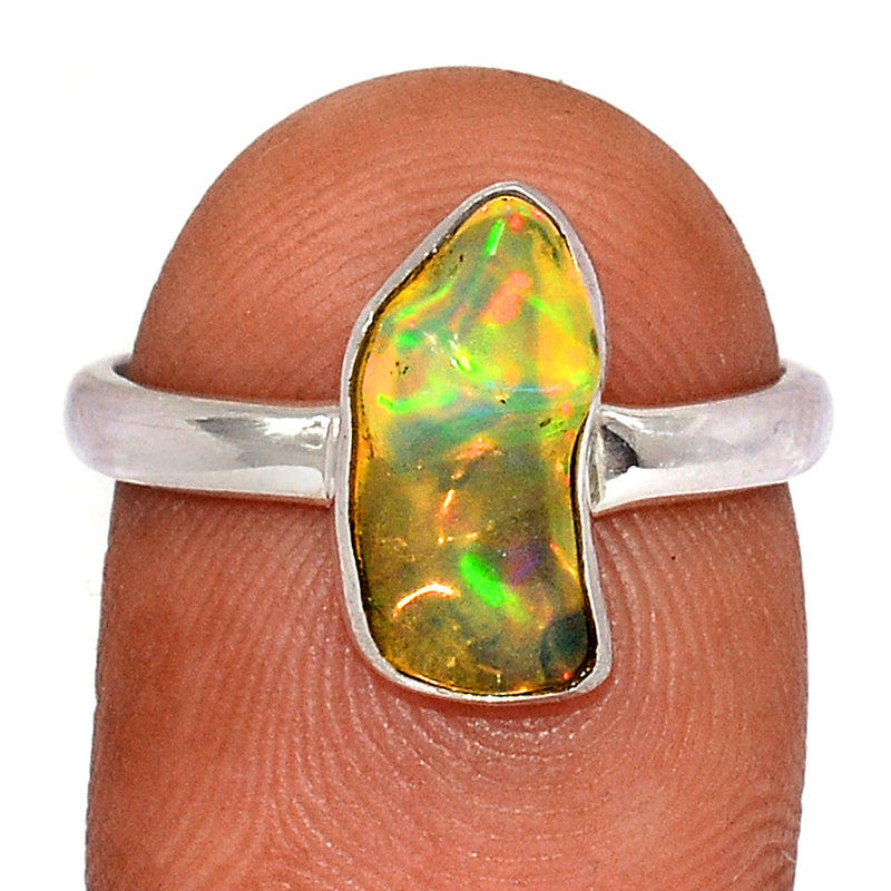 Ethiopian Opal Polish Rough Ring - EPRR1002