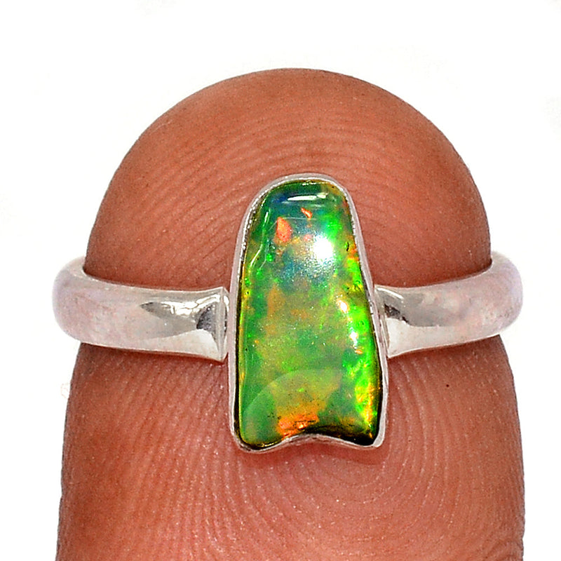 Ethiopian Opal Polish Rough Ring - EPRR1004