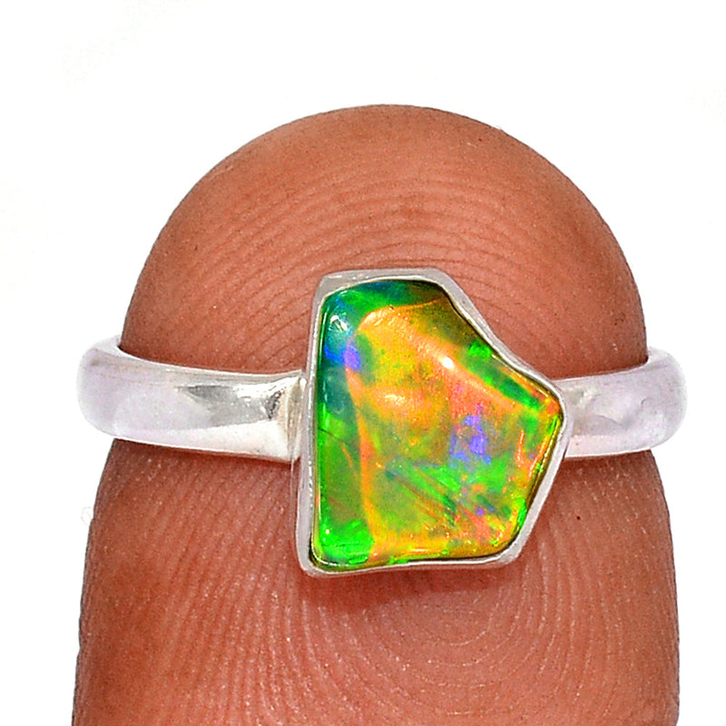 Ethiopian Opal Polish Rough Ring - EPRR1005