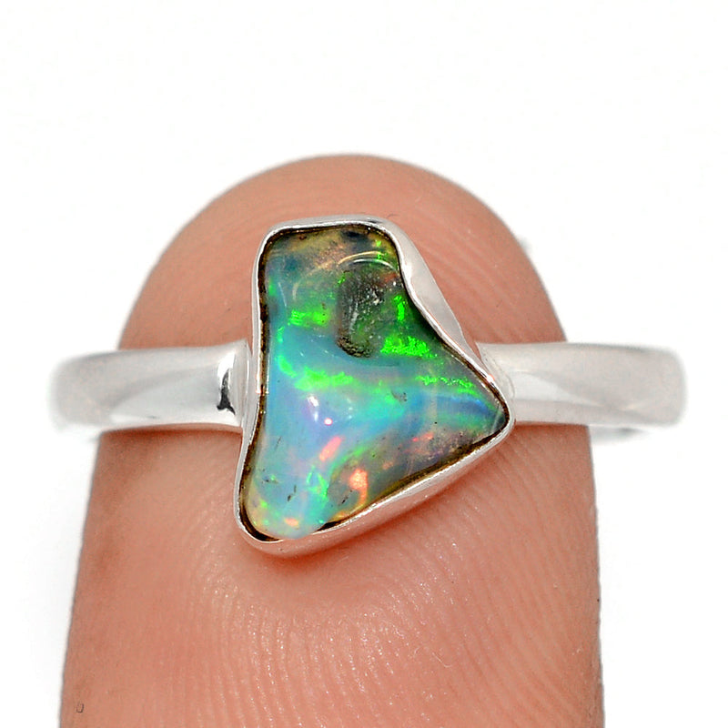Ethiopian Opal Polish Rough Ring - EPRR1115