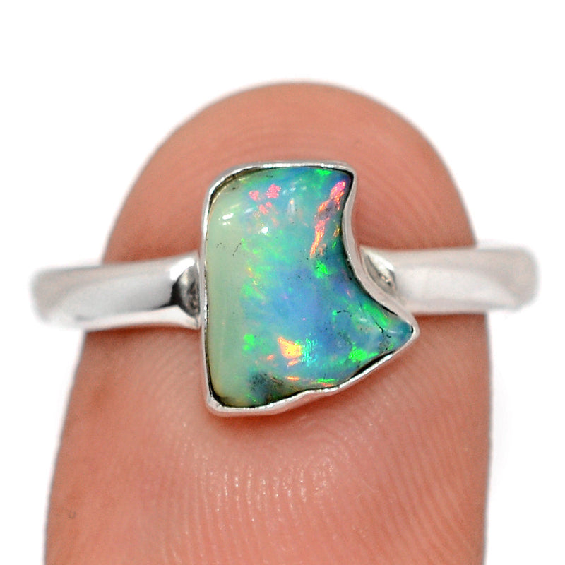 Ethiopian Opal Polish Rough Ring - EPRR1125
