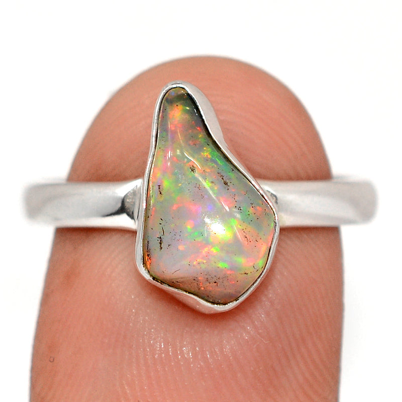 Ethiopian Opal Polish Rough Ring - EPRR1131