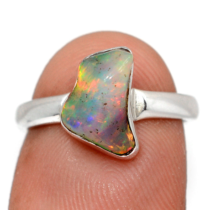 Ethiopian Opal Polish Rough Ring - EPRR1135