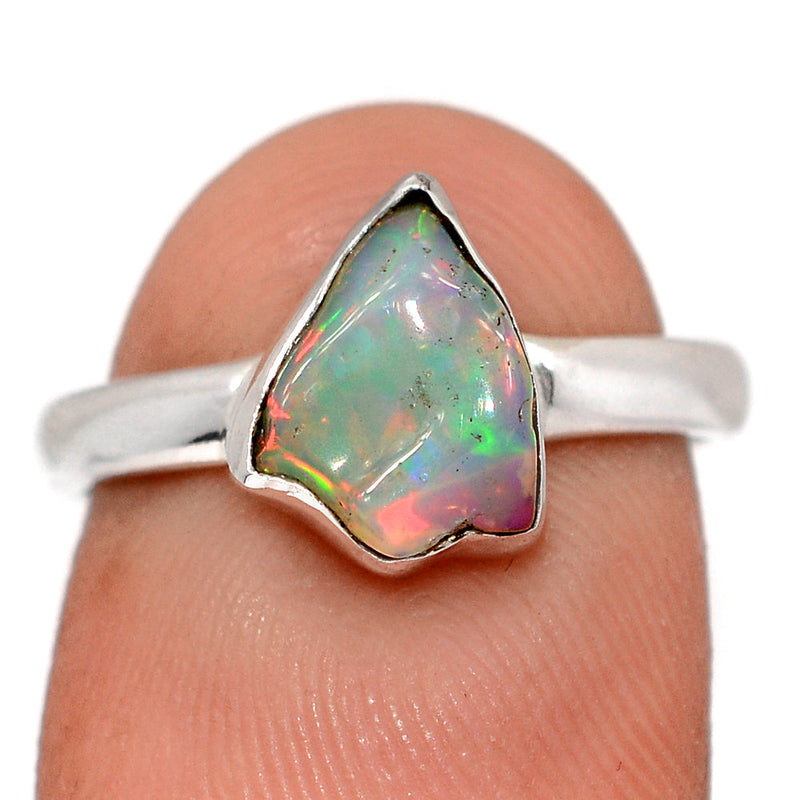 Ethiopian Opal Polish Rough Ring - EPRR1137
