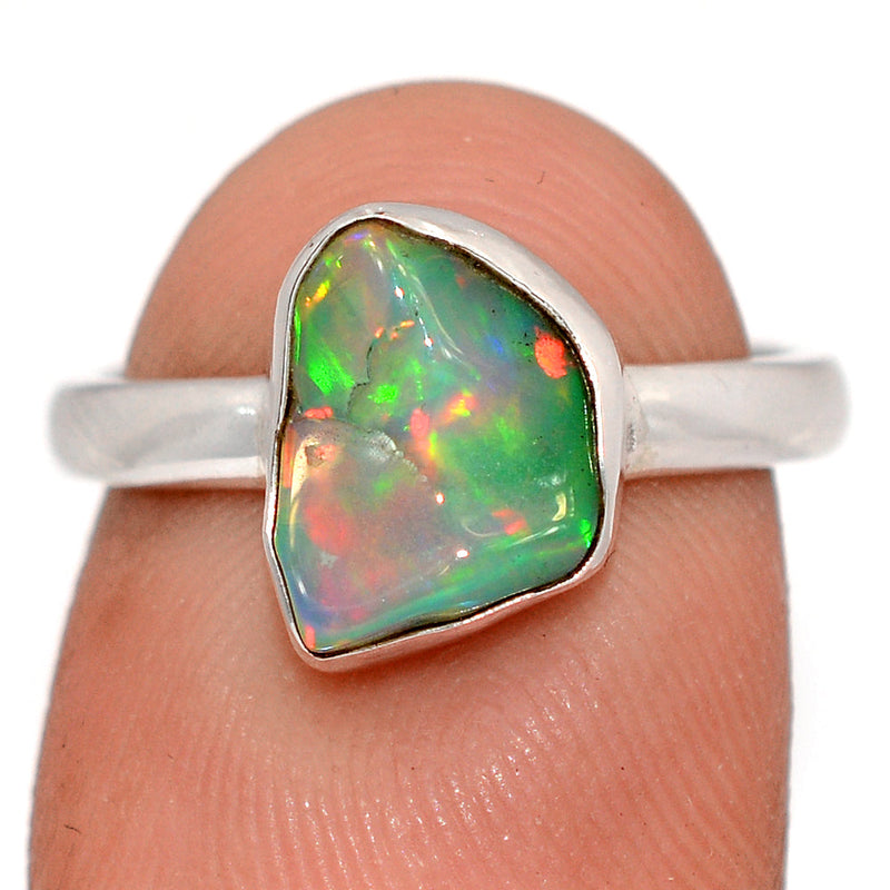 Ethiopian Opal Polish Rough Ring - EPRR1141