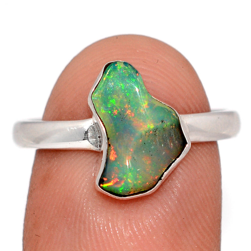 Ethiopian Opal Polish Rough Ring - EPRR1143