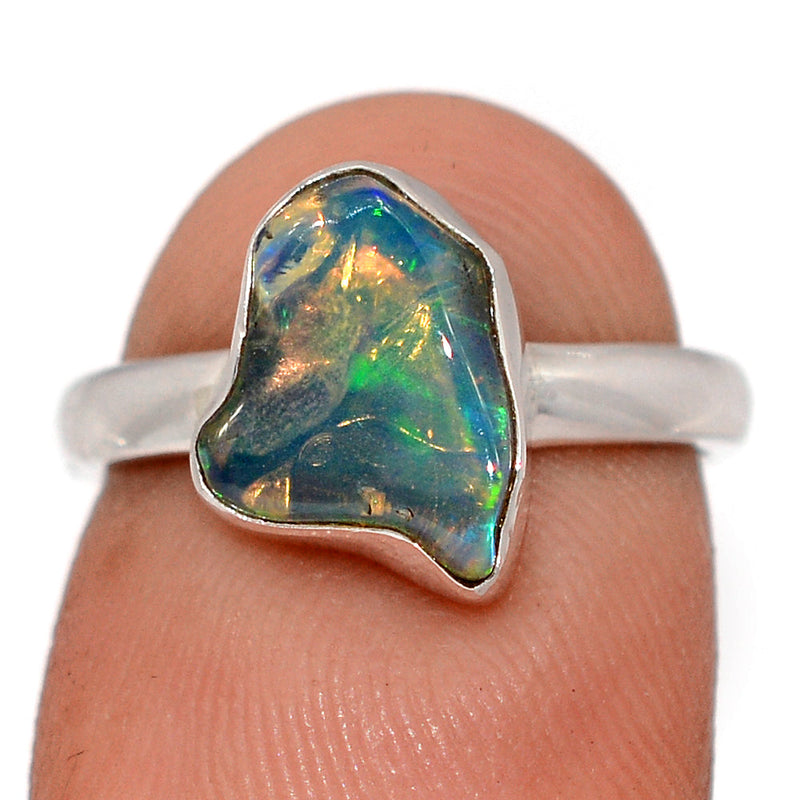 Ethiopian Opal Polish Rough Ring - EPRR1152
