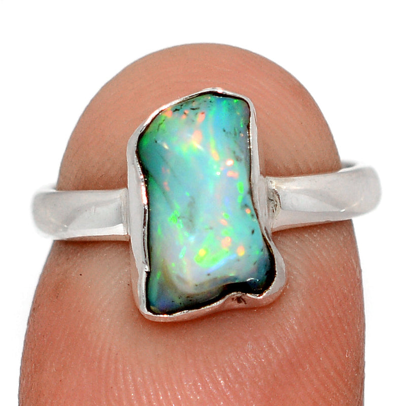 Ethiopian Opal Polish Rough Ring - EPRR1164