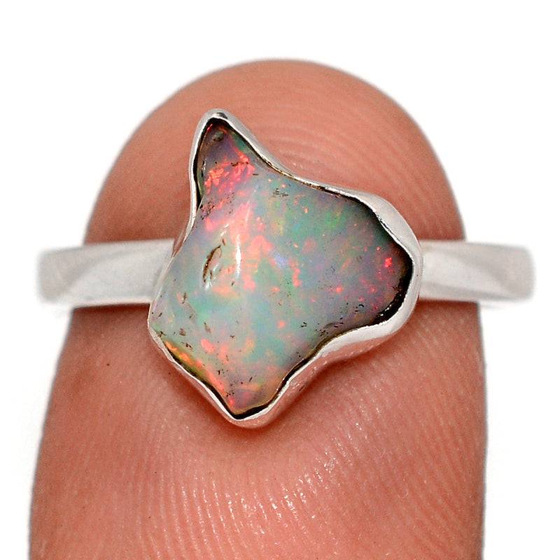Ethiopian Opal Polish Rough Ring - EPRR1168