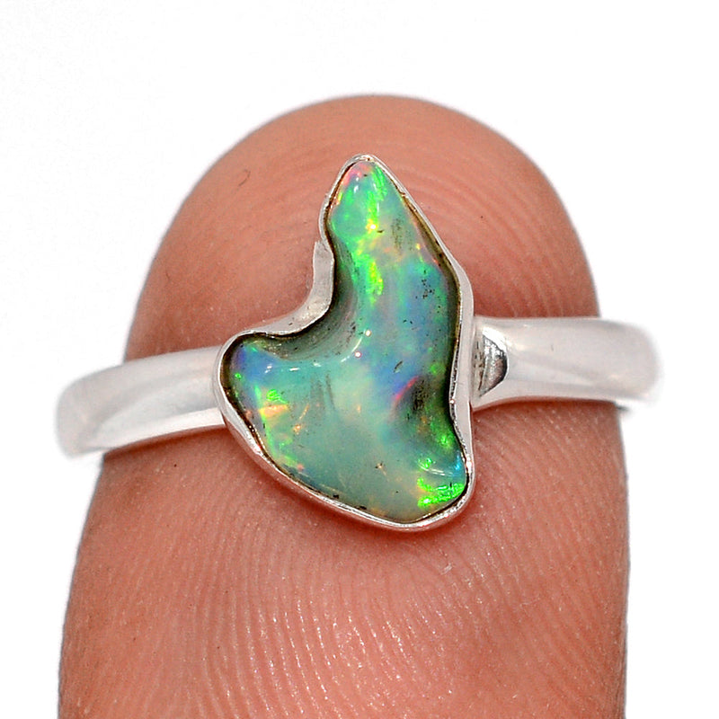 Ethiopian Opal Polish Rough Ring - EPRR1178