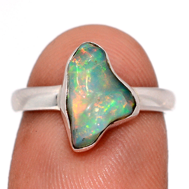 Ethiopian Opal Polish Rough Ring - EPRR1179