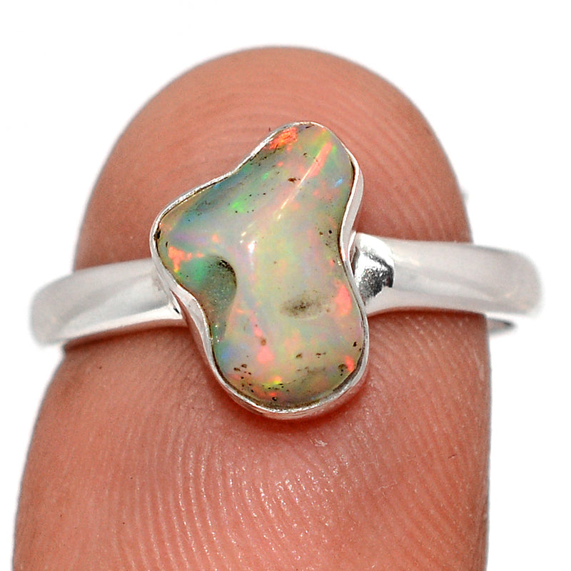 Ethiopian Opal Polish Rough Ring - EPRR1180