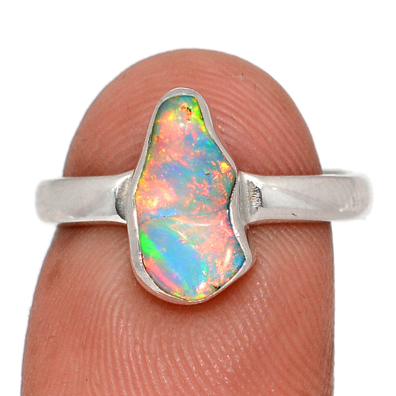 Ethiopian Opal Polish Rough Ring - EPRR1191