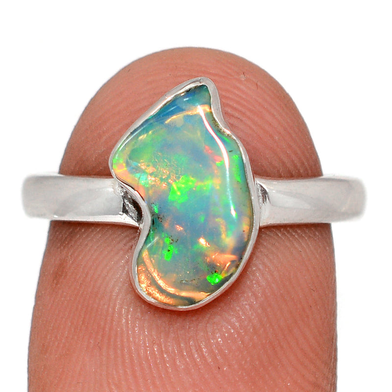 Ethiopian Opal Polish Rough Ring - EPRR1195
