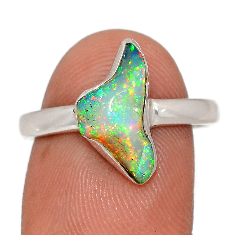 Ethiopian Opal Polish Rough Ring - EPRR1196