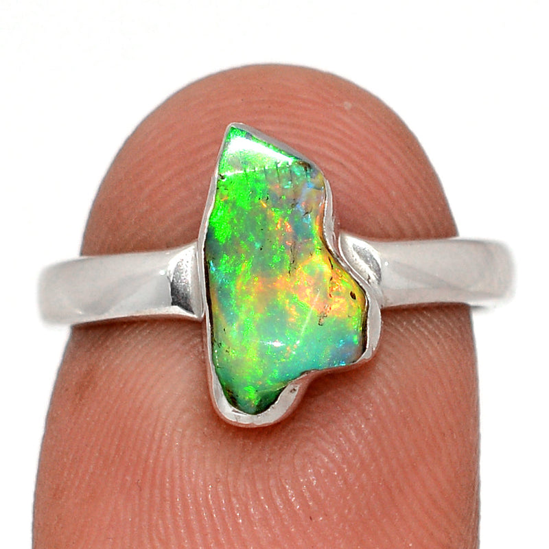 Ethiopian Opal Polish Rough Ring - EPRR1200